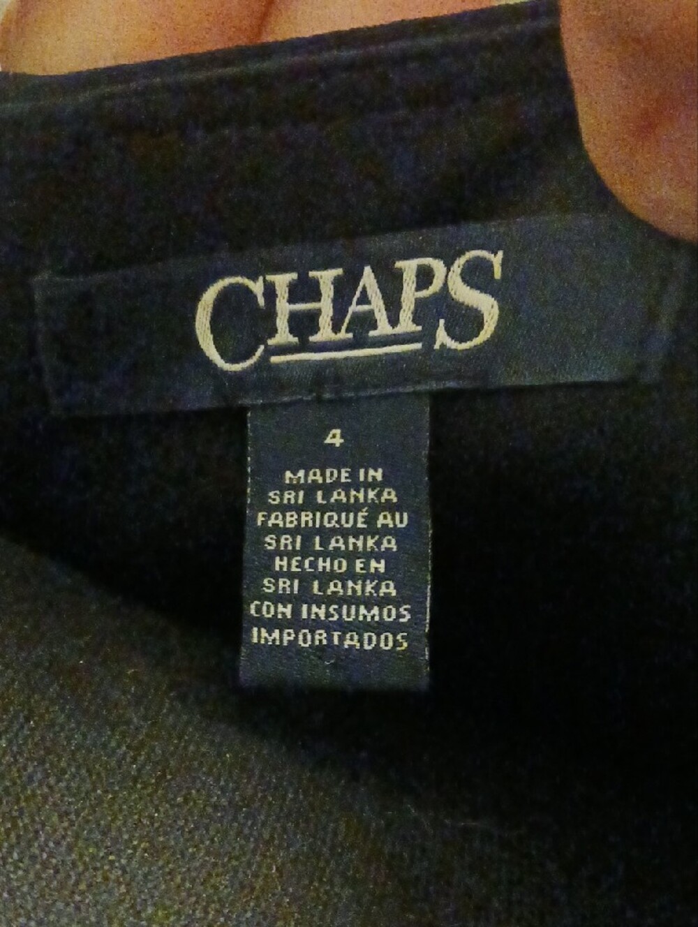 Chaps Navy Bodice Navy Floral Maxi Dress - Picture 2 of 7